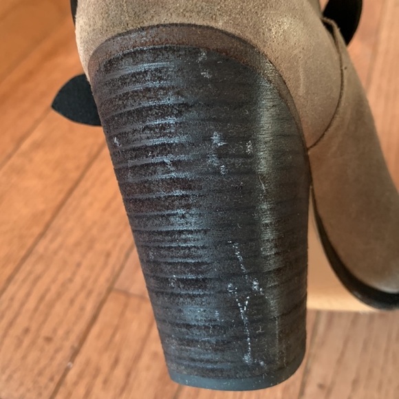 Rag & bone harrow booties ankle boots EU 37 womens size 7 taupe - Picture 5 of 9